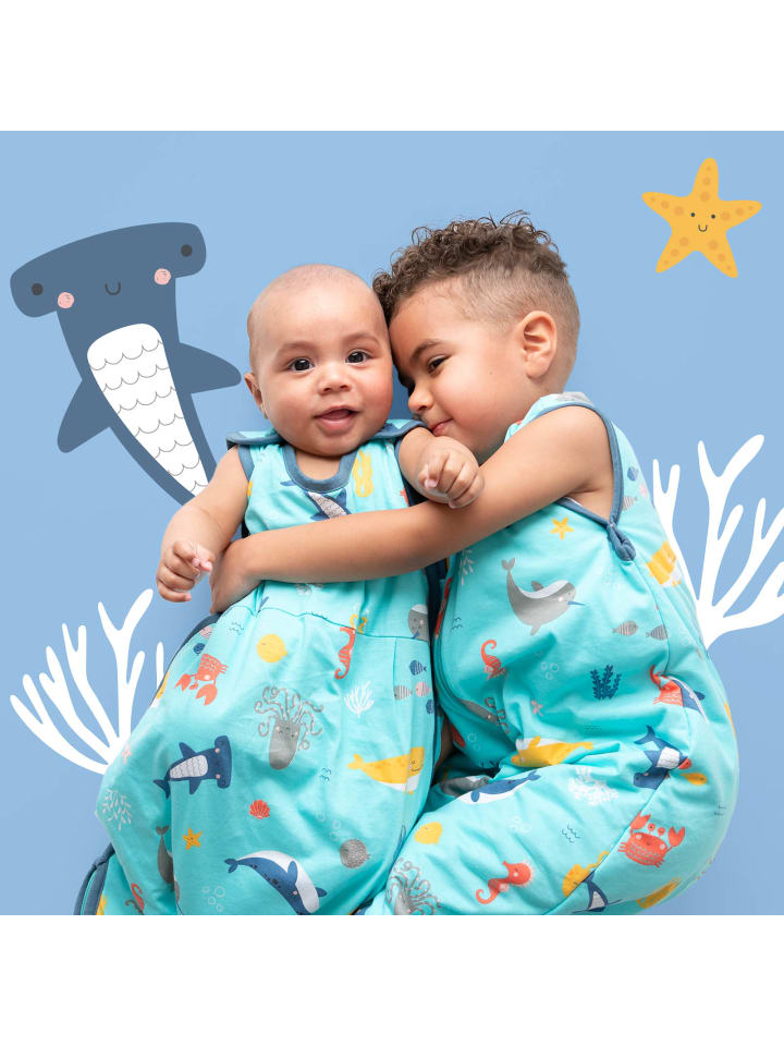 Schlummersack Babyschlafsack, 1.0 TOG in Hellblau günstig kaufen