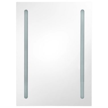 vidaXL Badezimmerspiegelschrank LED-Spiegelschrank 50x13x70 cm (1-St)