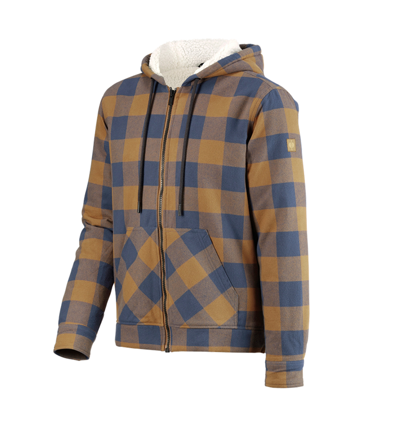 Karo-Kapuzenjacke e.s.iconic