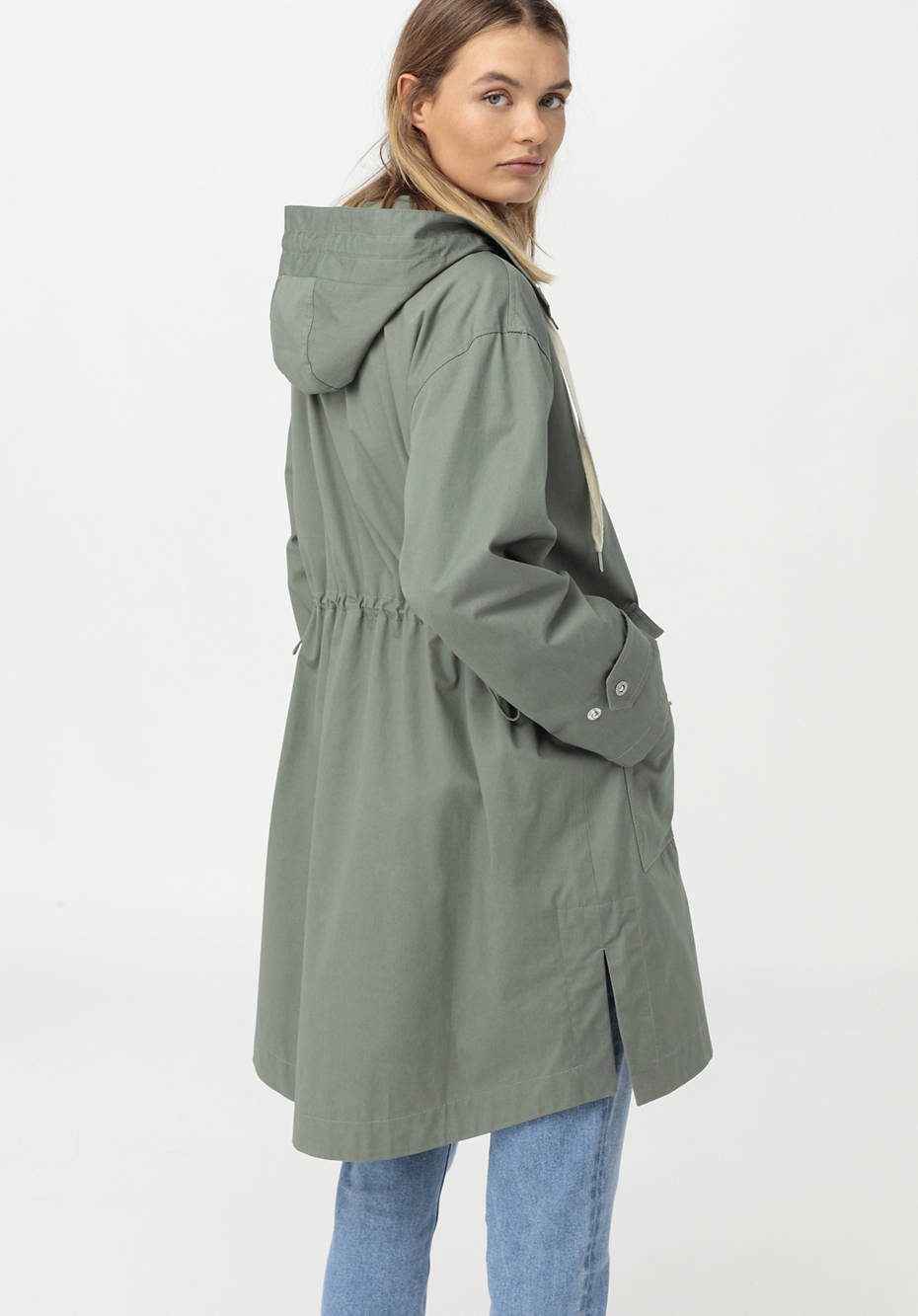 Parka Nature Shell aus reiner Bio-Baumwolle