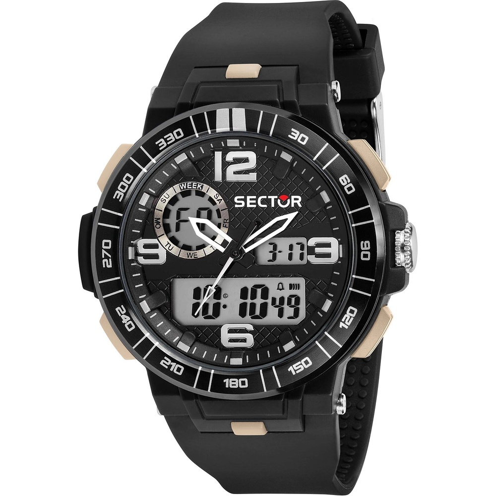 Sector Montre pour hommes Matière synthétique, Aluminium Montre