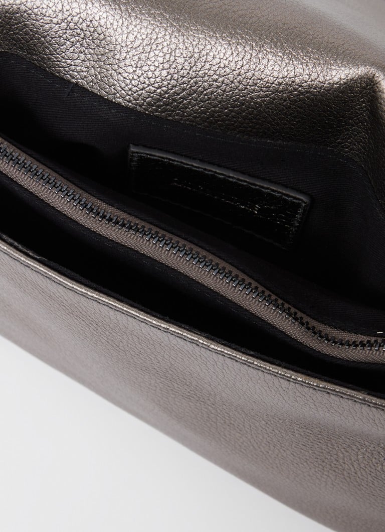 Zadig&Voltaire Rocky -vasikannahkainen olkalaukku irrotettavalla olkahihnalla