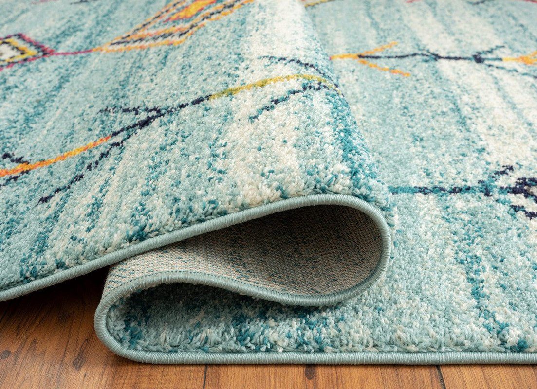 Hochflor-Teppich Marakesh-Teppich Rutschfest, TEPPIA, Höhe: 20 mm, Hochwertiger Teppich aus Polypropylen I Moderner Schlafzimmerteppich