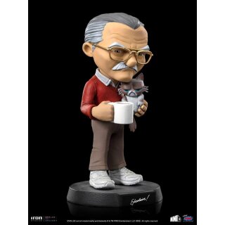 Stan Lee Mini Co. PVC Figur Stan Lee with Grumpy Cat 14 cm