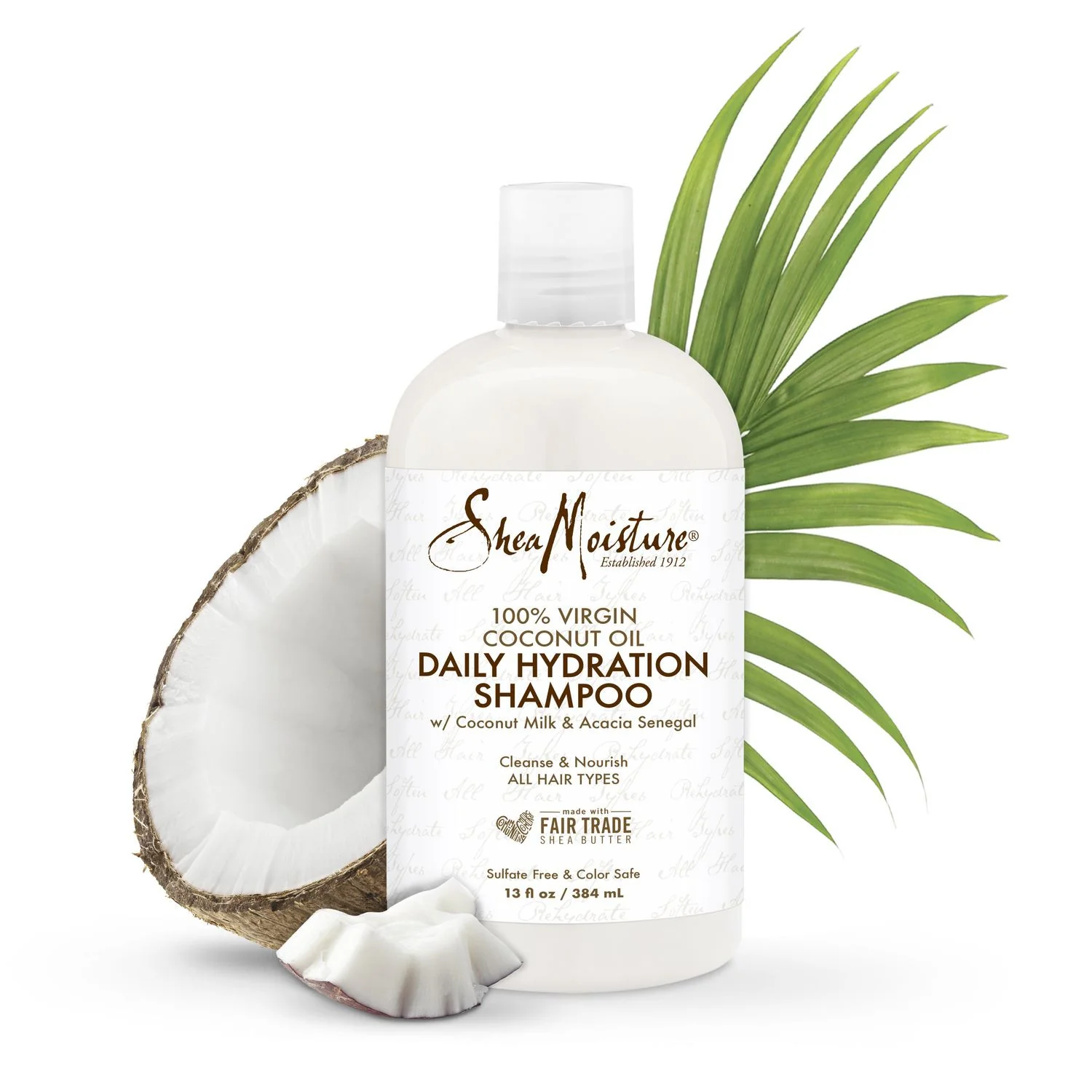 Champú hidratante diario con aceite de coco virgen 100% - Shampoo Uso Frequente