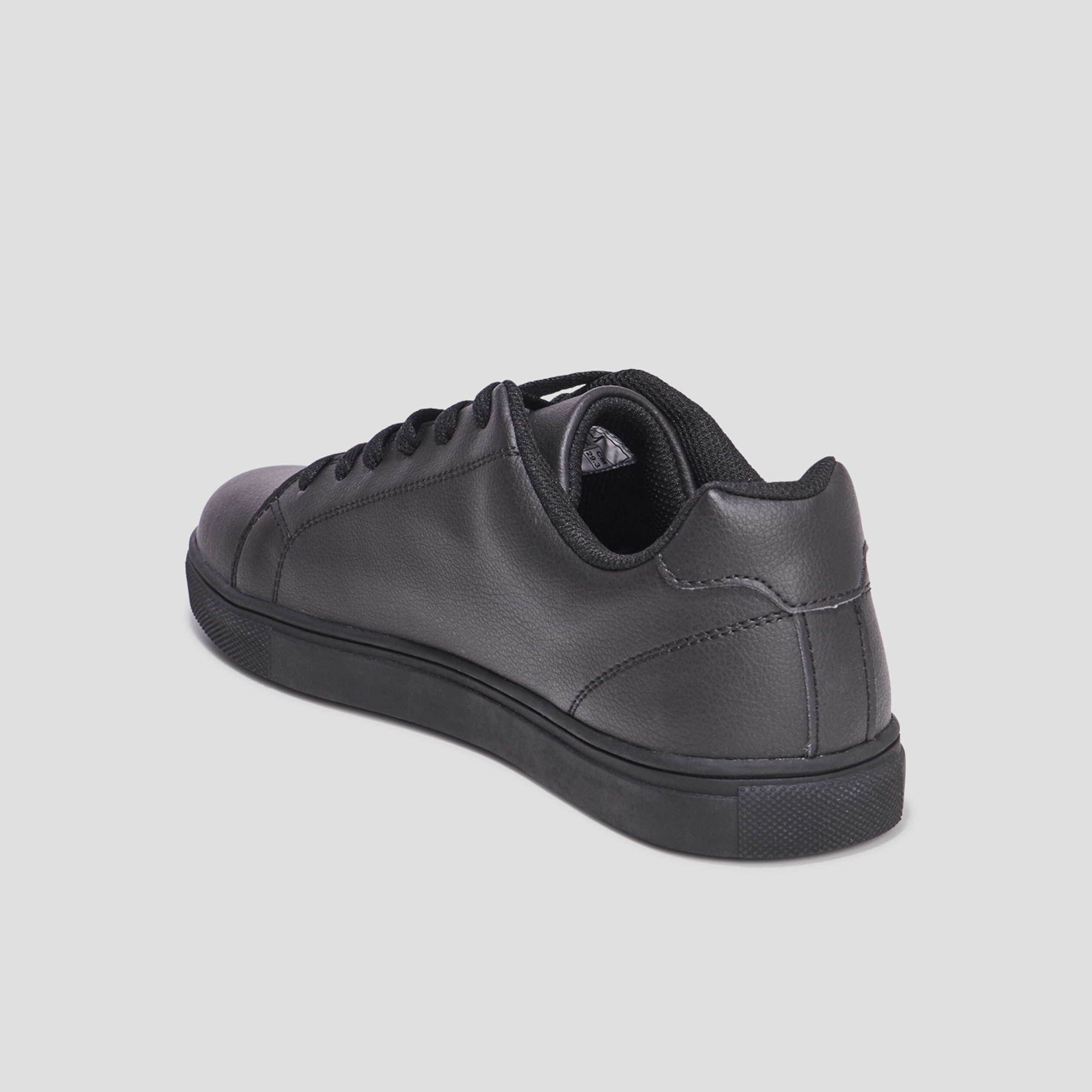 Tennis basses à lacets Clement noir homme | La Halle