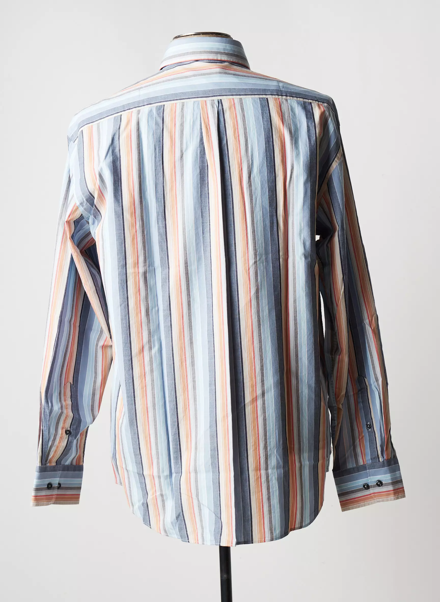 Seiden Sticker Manches Longues Homme couleur bleu