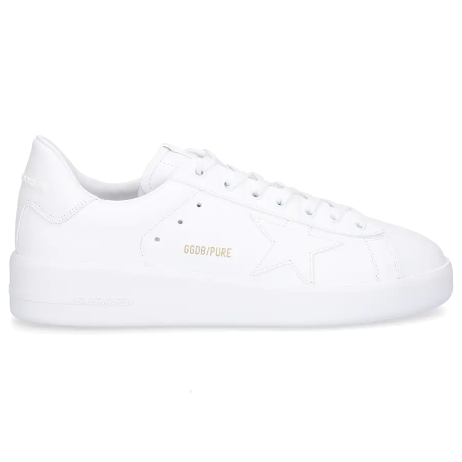 Golden Goose - Sneaker low PURE-STAR Kalbsleder - weiß