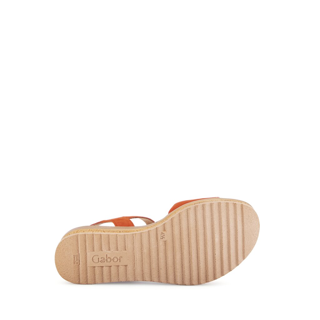 Gabor fashion Plateau Sandale orange
