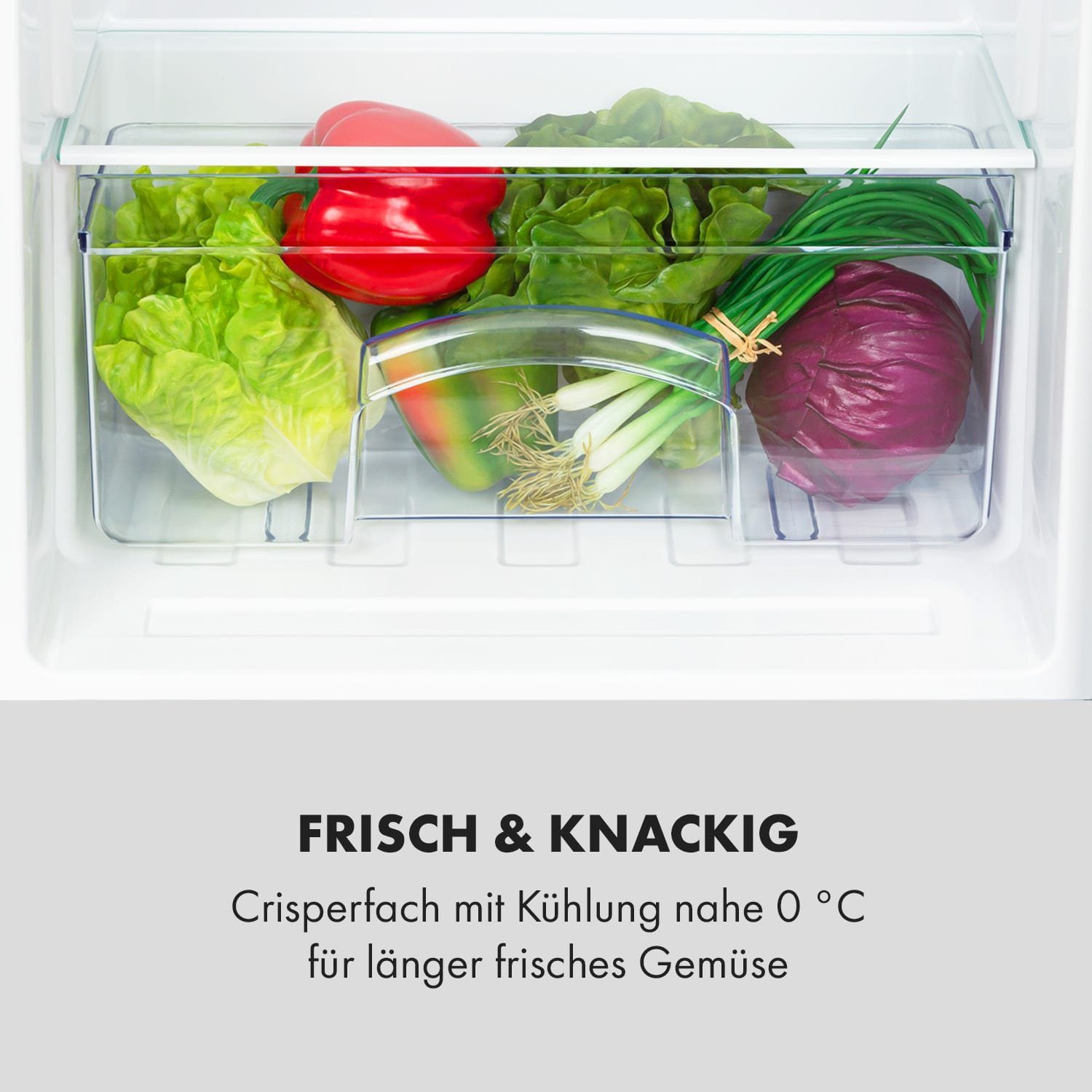 Klarstein Kühl-/Gefrierkombination HEA9-C.Cousin 10034547, 50 cm hoch, 48 cm breit
