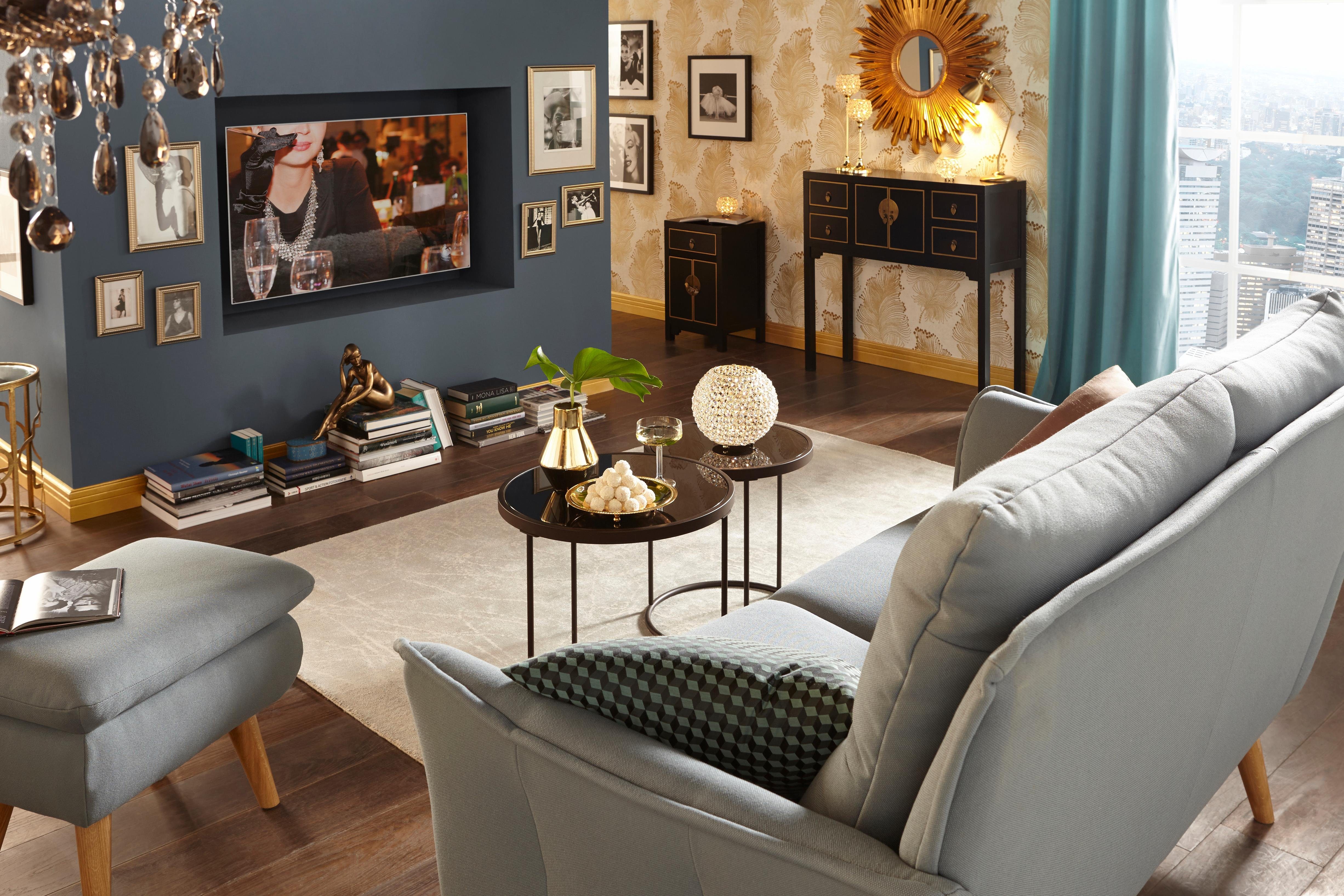Home affaire Teelichthalter Kristall (Set, 2 St)