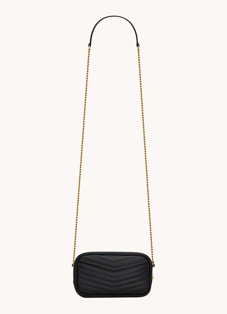 Saint Laurent Lou Mini -olkalaukku tikattua vasikannahkaa