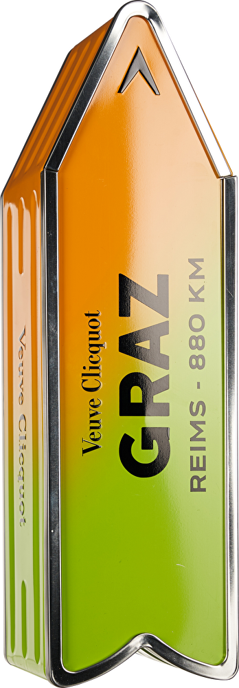 Veuve Clicquot Champagne Brut Arrow Giftbox Green im Geschenkkarton