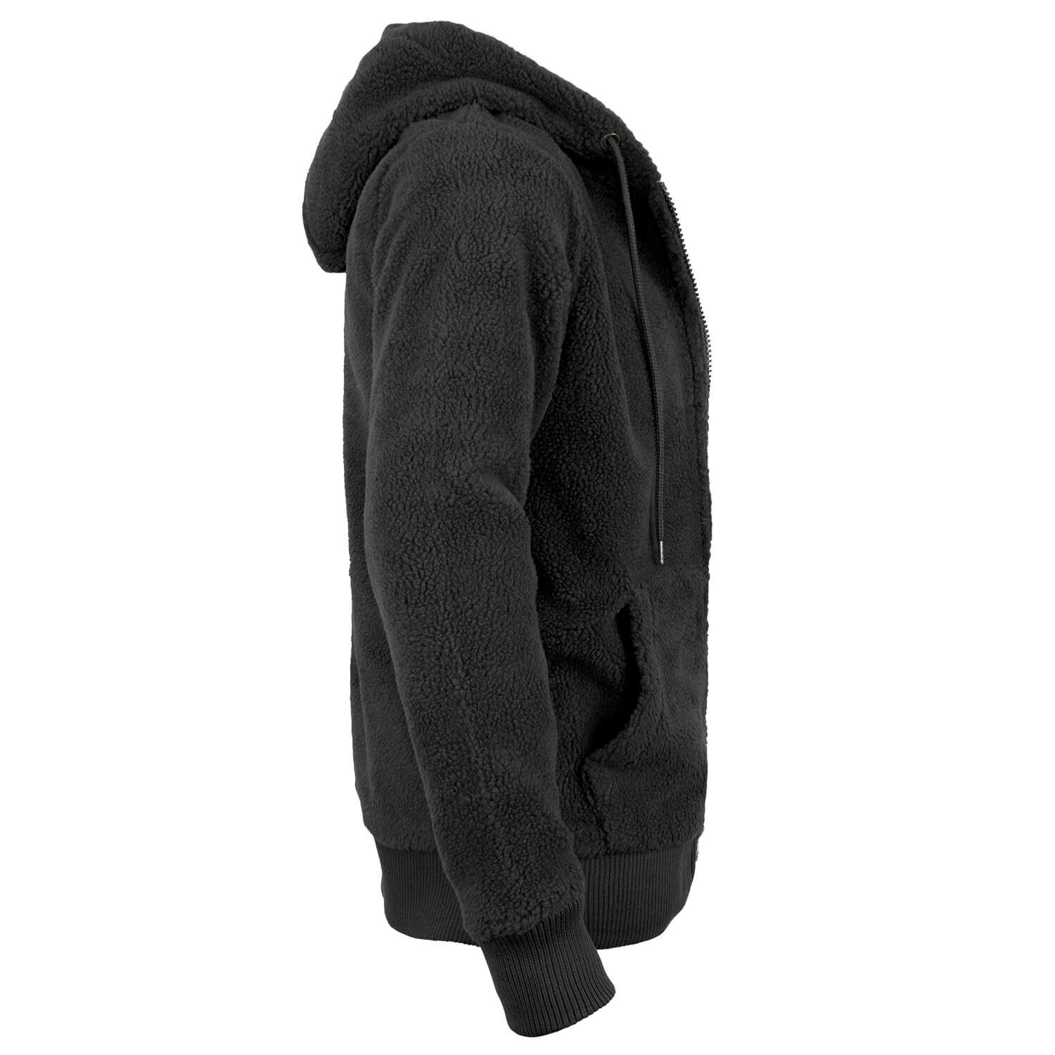 Teddyfleece Jacke mit Kapuze