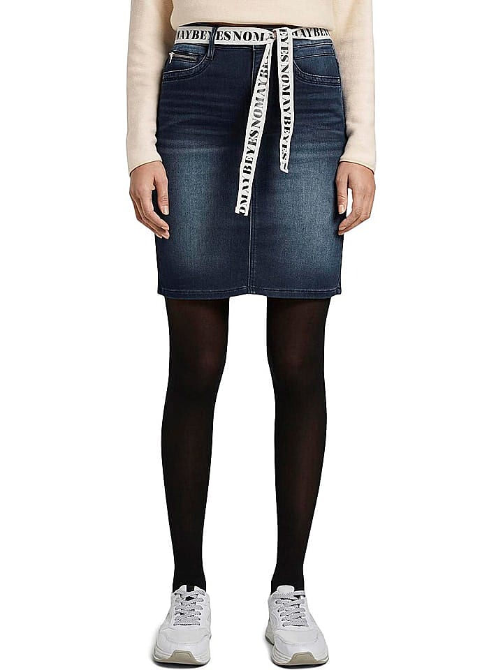 Tom Tailor Jeansrock in Dunkelblau günstig kaufen 38