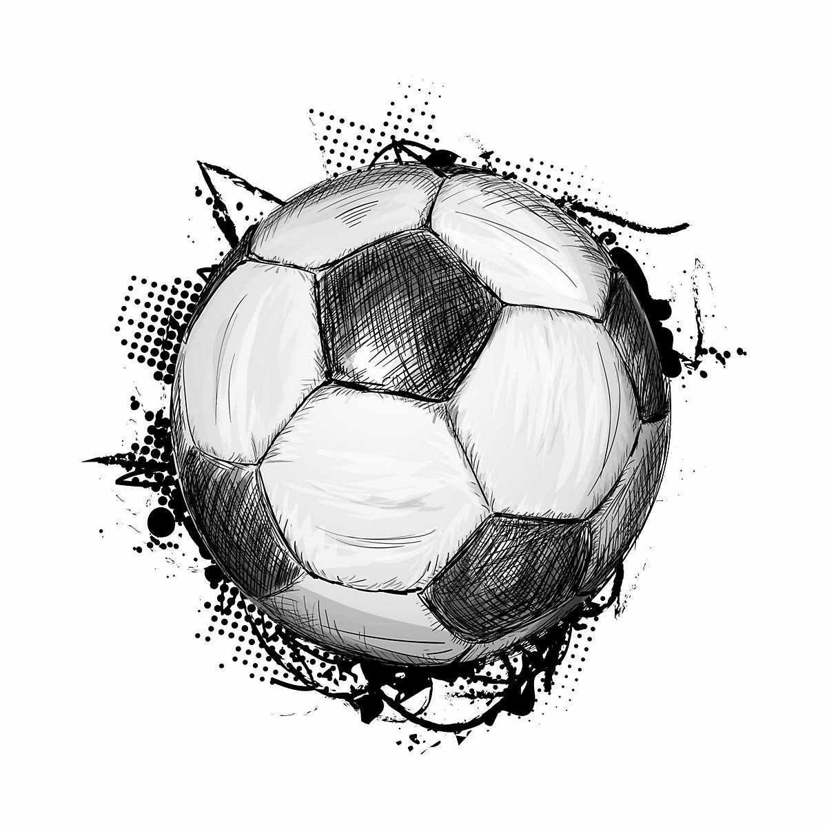 Wandtattoo 109 Wandtattoo Fussball Soccer in 6 vers. Größen Wandtattoos