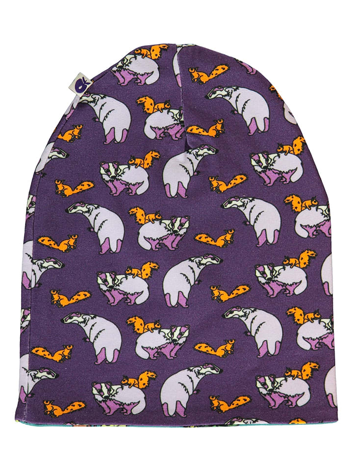 Småfolk Wendemütze in Lila/ Bunt günstig kaufen