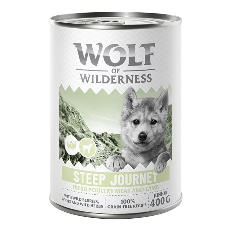 Wolf of Wilderness Junior “Expedition” 6 x 400 g
