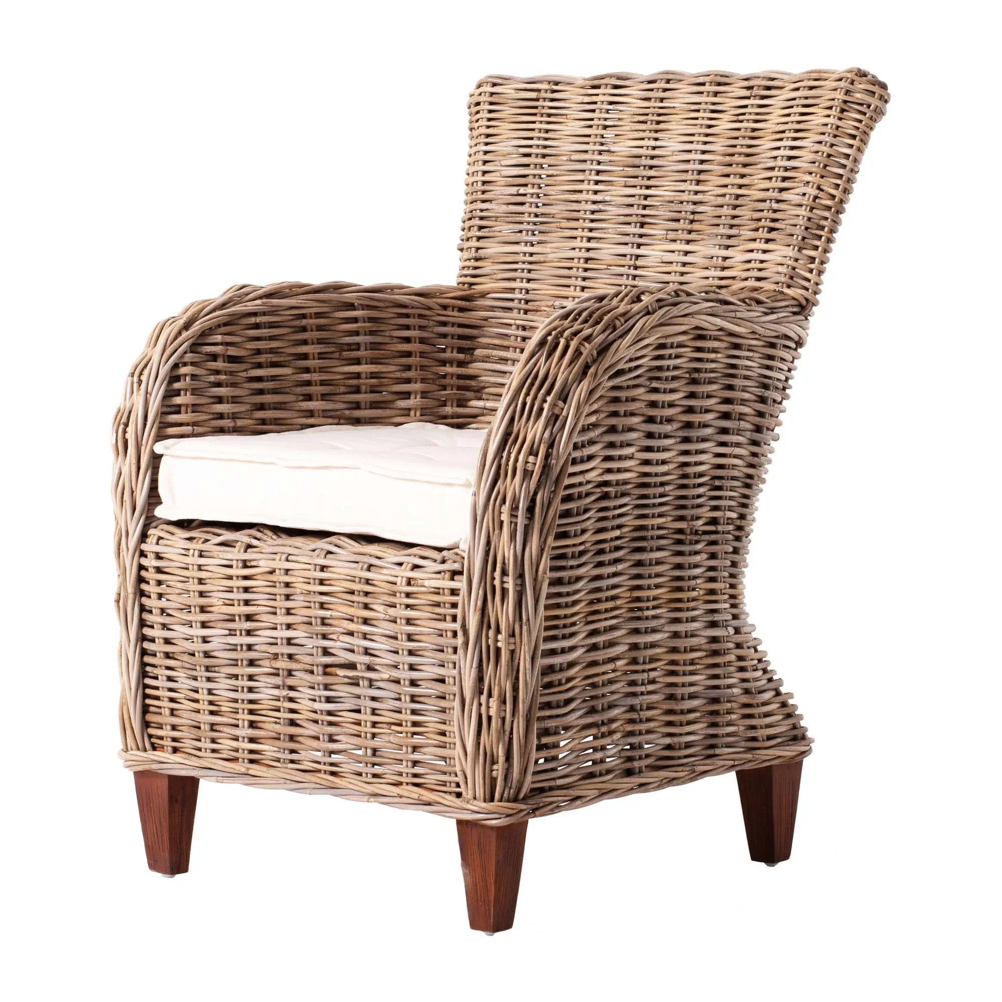Novasolo Rattanstuhl Wickerworks (2er-Set Stühle, 2 St), Standard Rückenlehne, Baroness, Baroness Stuhl (2er-Set)
