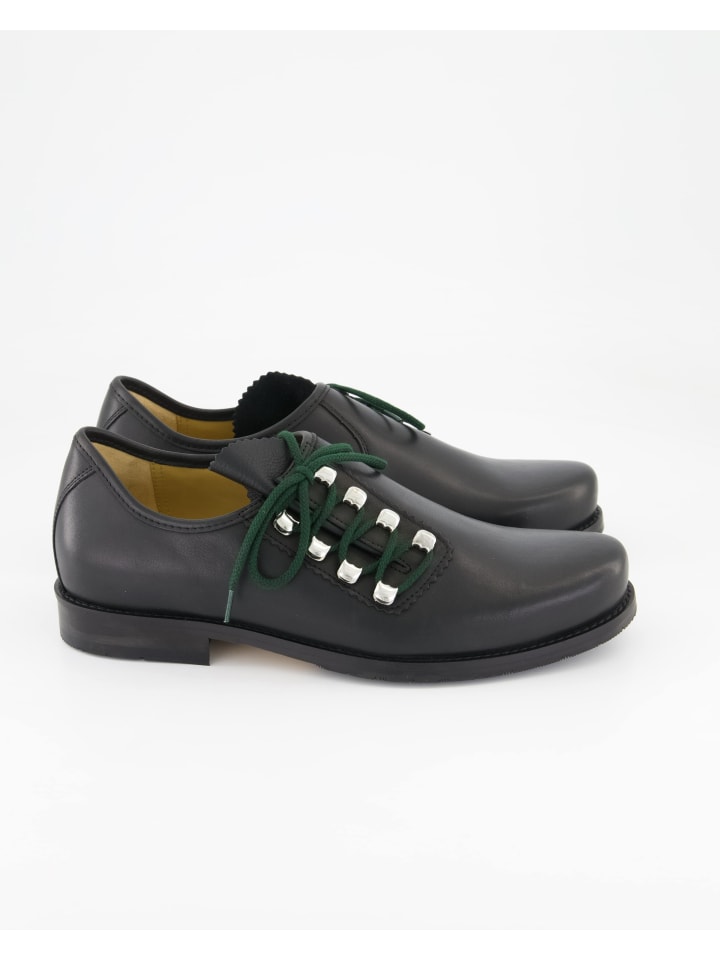 dirndl bua Haferlschuhe in Schwarz günstig kaufen