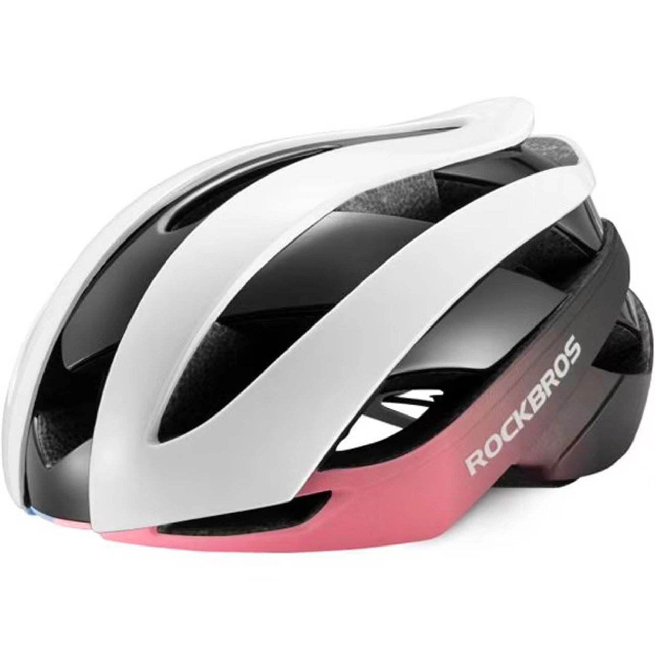 Rockbros Fahrradhelm Größe M (55-59 cm) in Blau und Pink