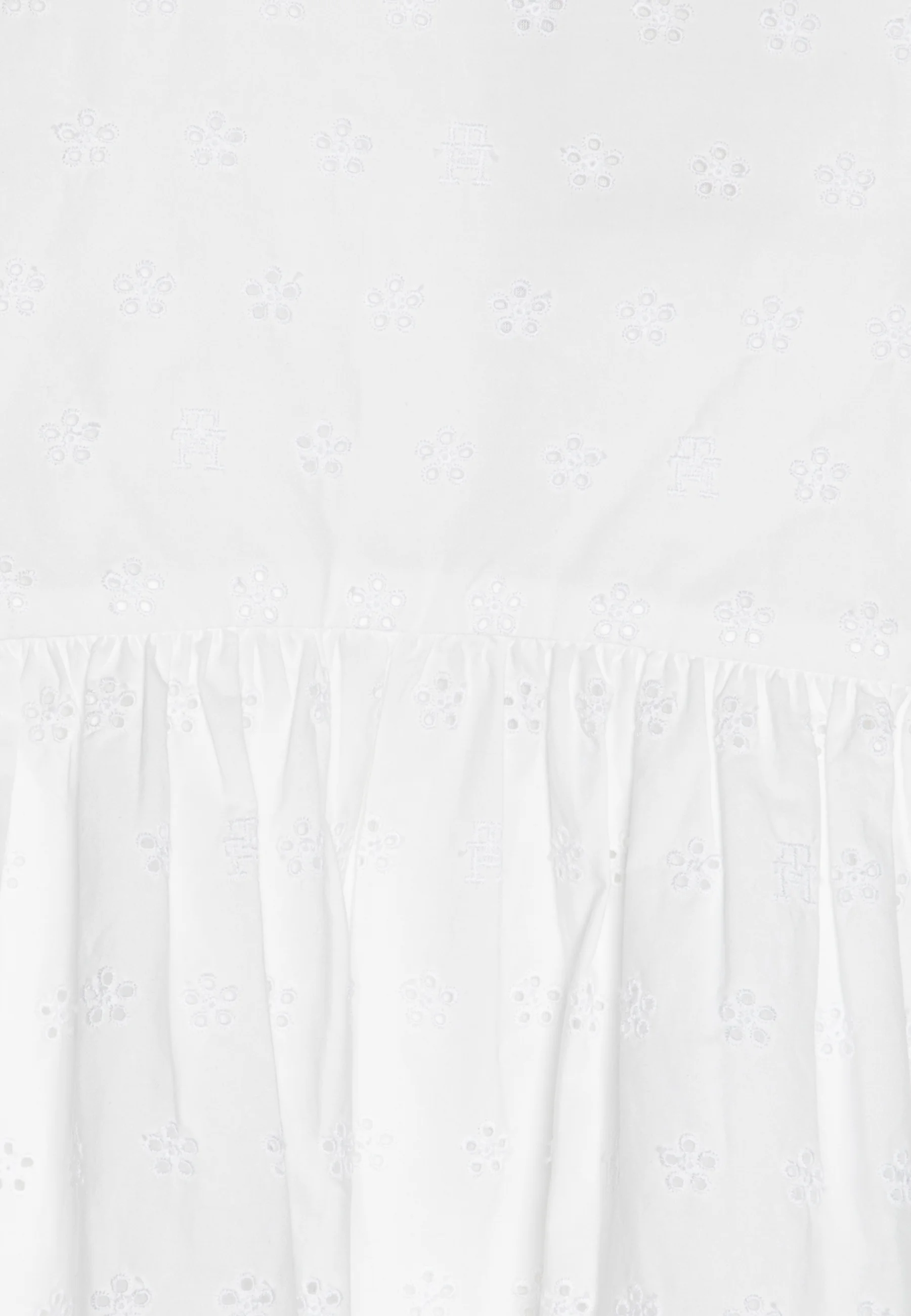 Tommy Hilfiger BRODERIE ANGLAISE MONOGRAM - Vestido veraniego