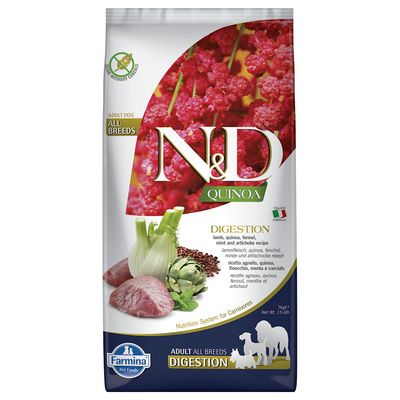 Farmina N&D Quinoa Adult Digestion Lamm und Fenchel