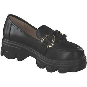 La Strada Chunky Loafer in schwarz