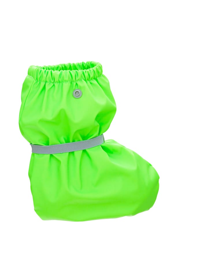 Playshoes Regenfüßlinge mit Fleece-Futter in Neongrün günstig kaufen