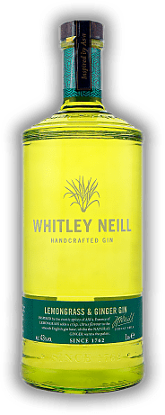 Whitley Neill Lemongrass & Ginger Gin 1,0 Liter Whitley Neill Lemongrass & Ginger Gin 1,0 Liter  1	 Liter - Vol 43%