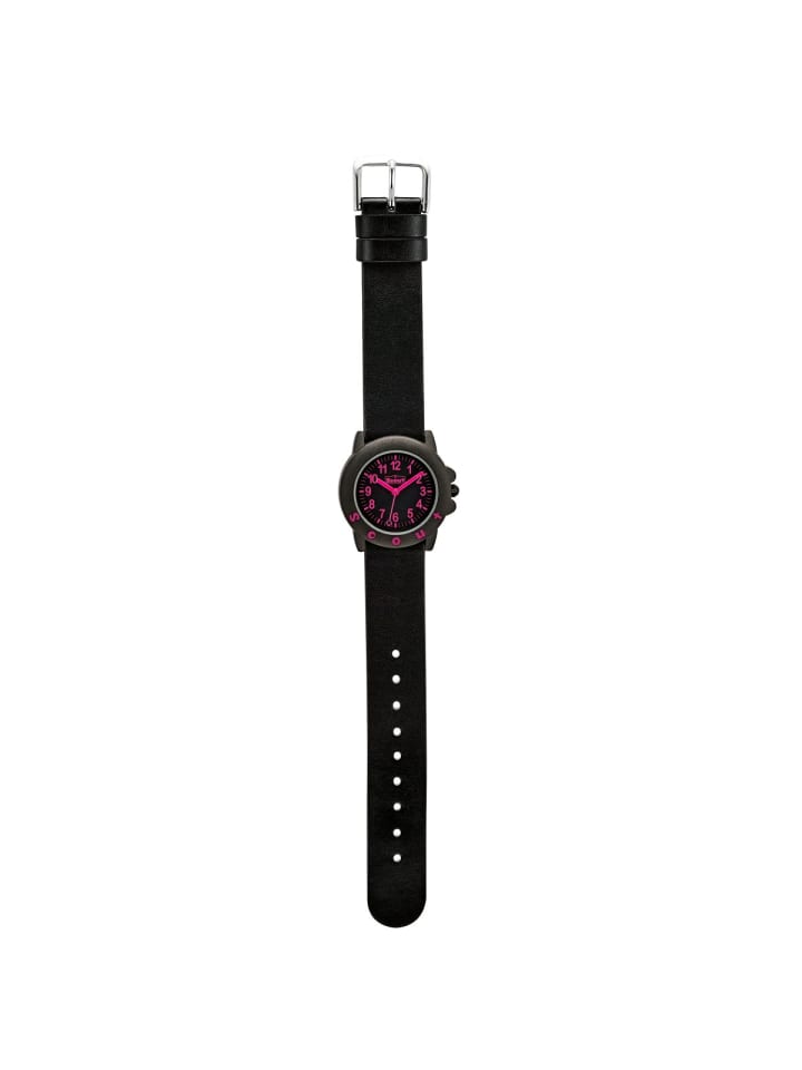 Scout Quarzuhr 280393031 in Schwarz / Pink günstig kaufen onesize