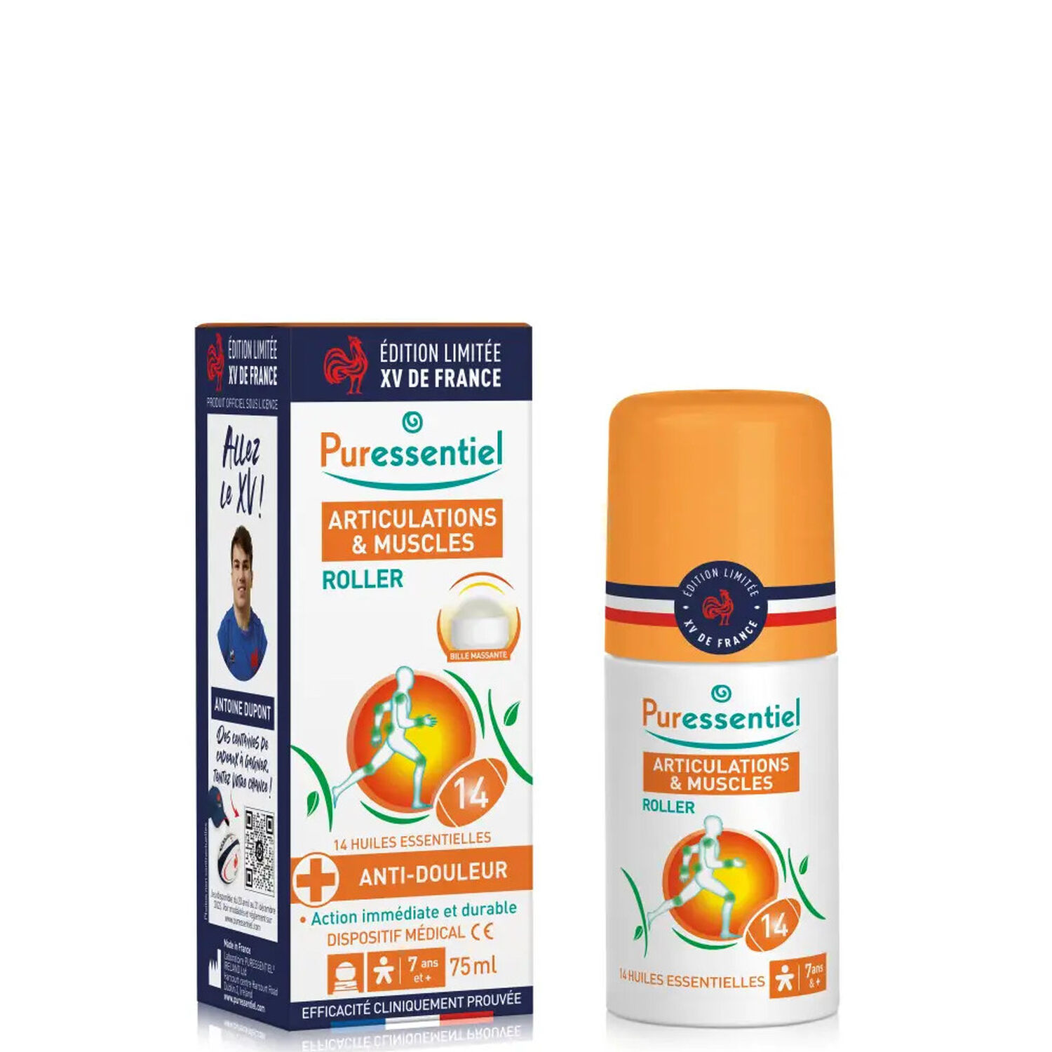Puressentiel Articulations et Muscles Roller Edition XV de France