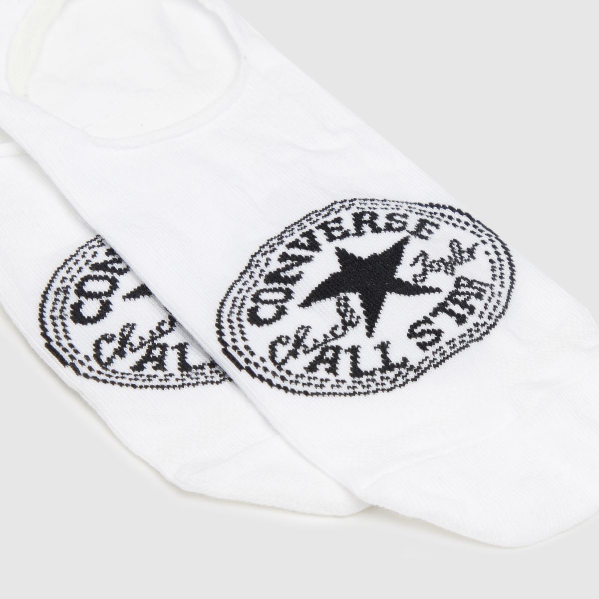 Converse – Vita strumpor utan synliga färger, 2-pack