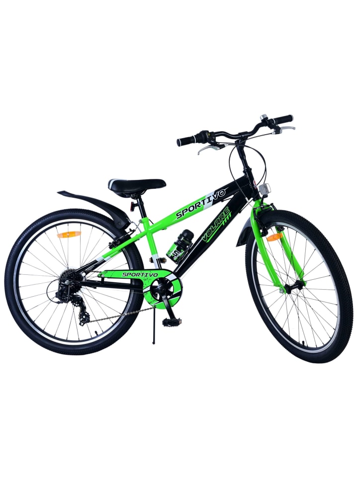 Volare Kinderfahrrad Sportivo Fahrrad für Jungen 26 Zoll Kinderrad in Grün 9 Jahre günstig kaufen onesize