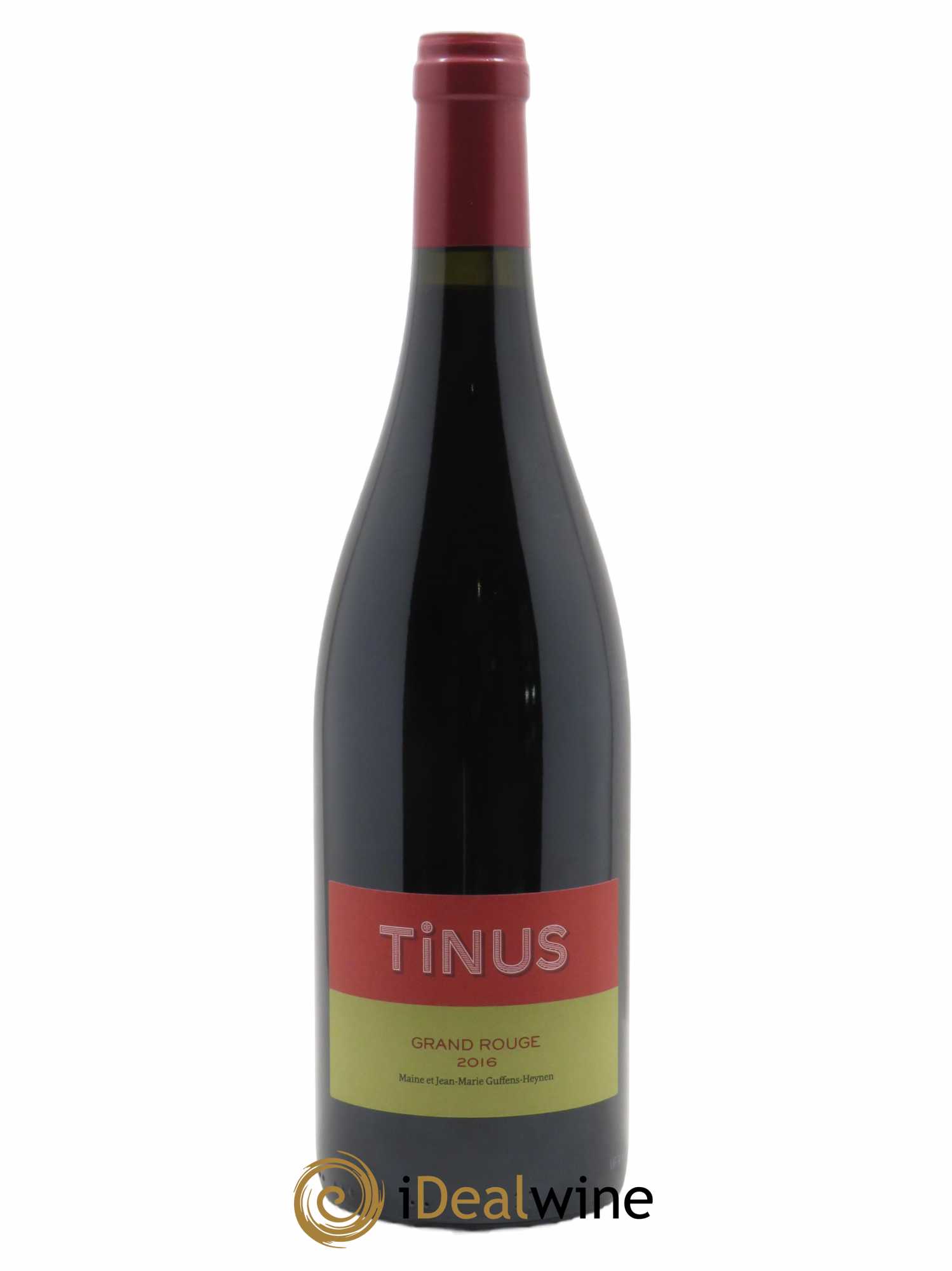 Vin de France Château des Tourettes Tinus Grand Rouge Jean-Marie Guffens  2016 - Lot de 1 Bouteille