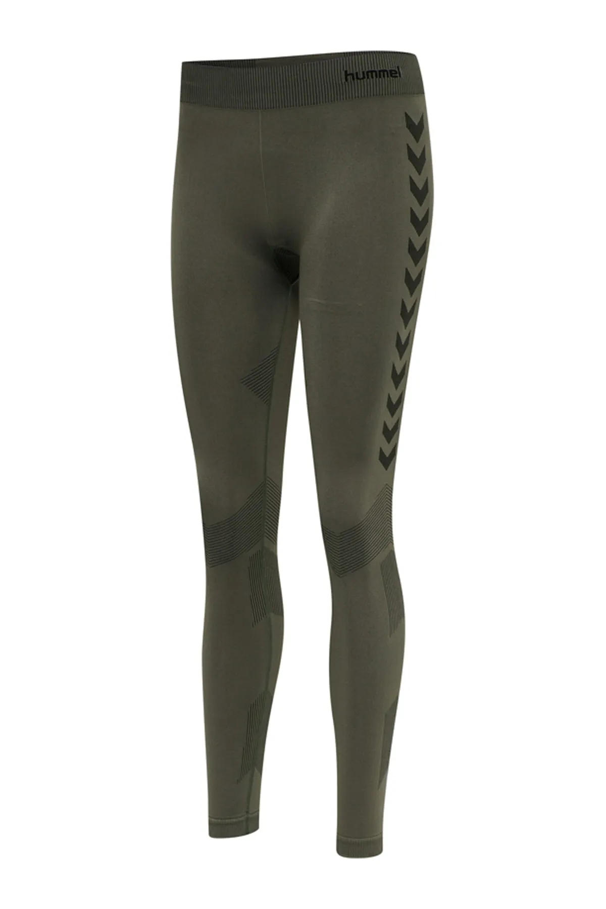 hummel  Sport-Leggings - Grün - Mittlerer Bund