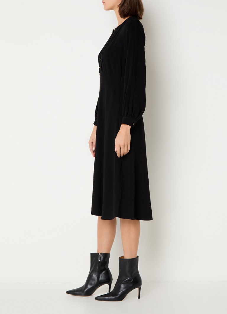 Abito tunica midi Solange di Gerard Darel con maniche a sbuffo