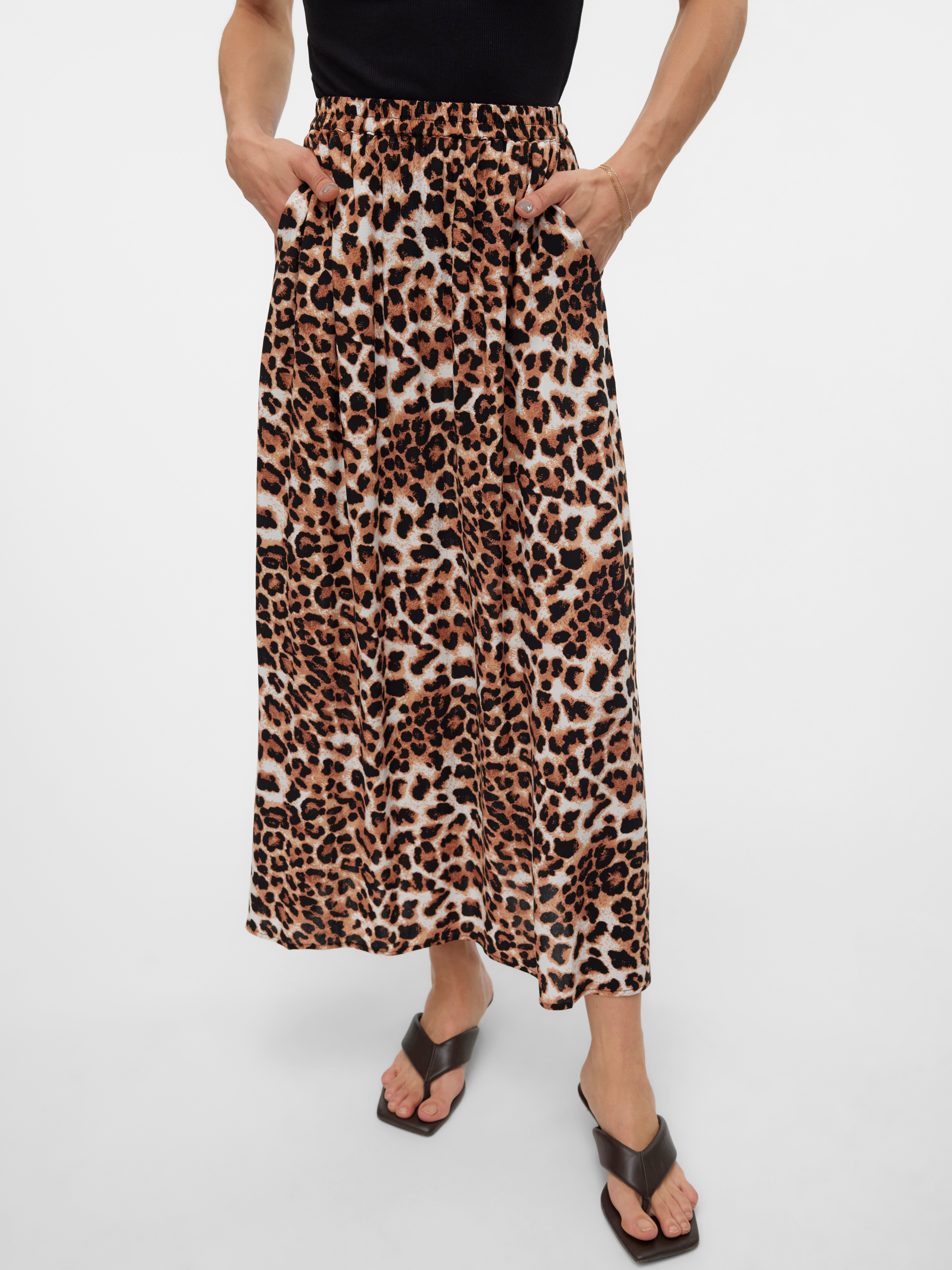 VMEASY Hohe Taille Langer Rock