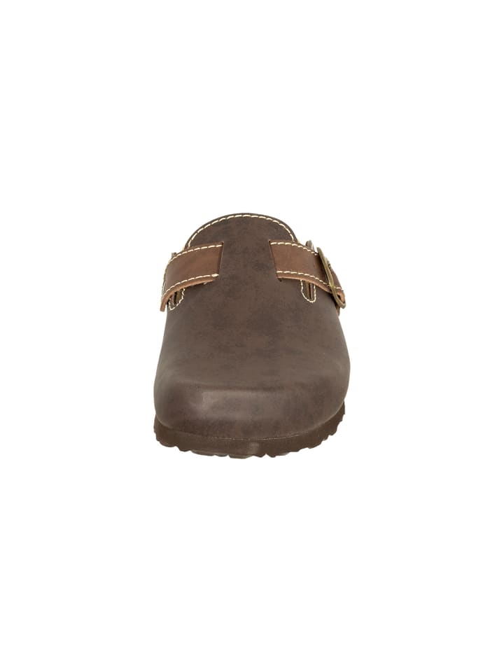 SALIHA Pantoletten Bioline-Pantolette in braun günstig kaufen