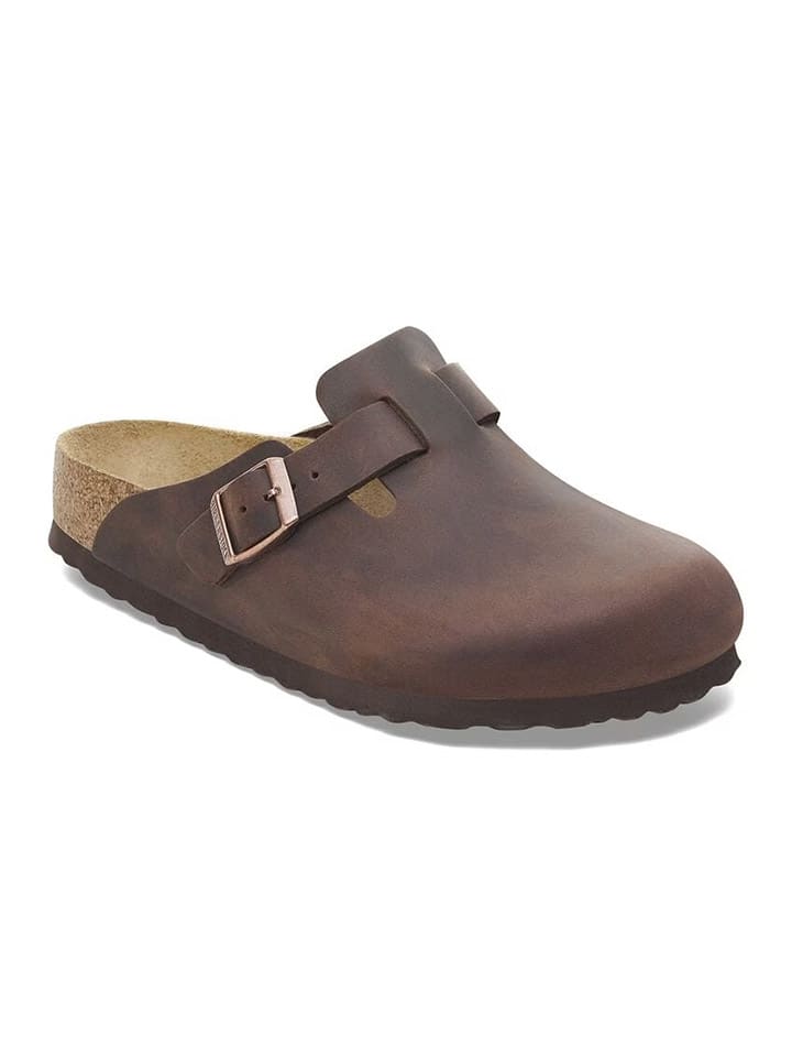 Birkenstock Leder-Clogs 
