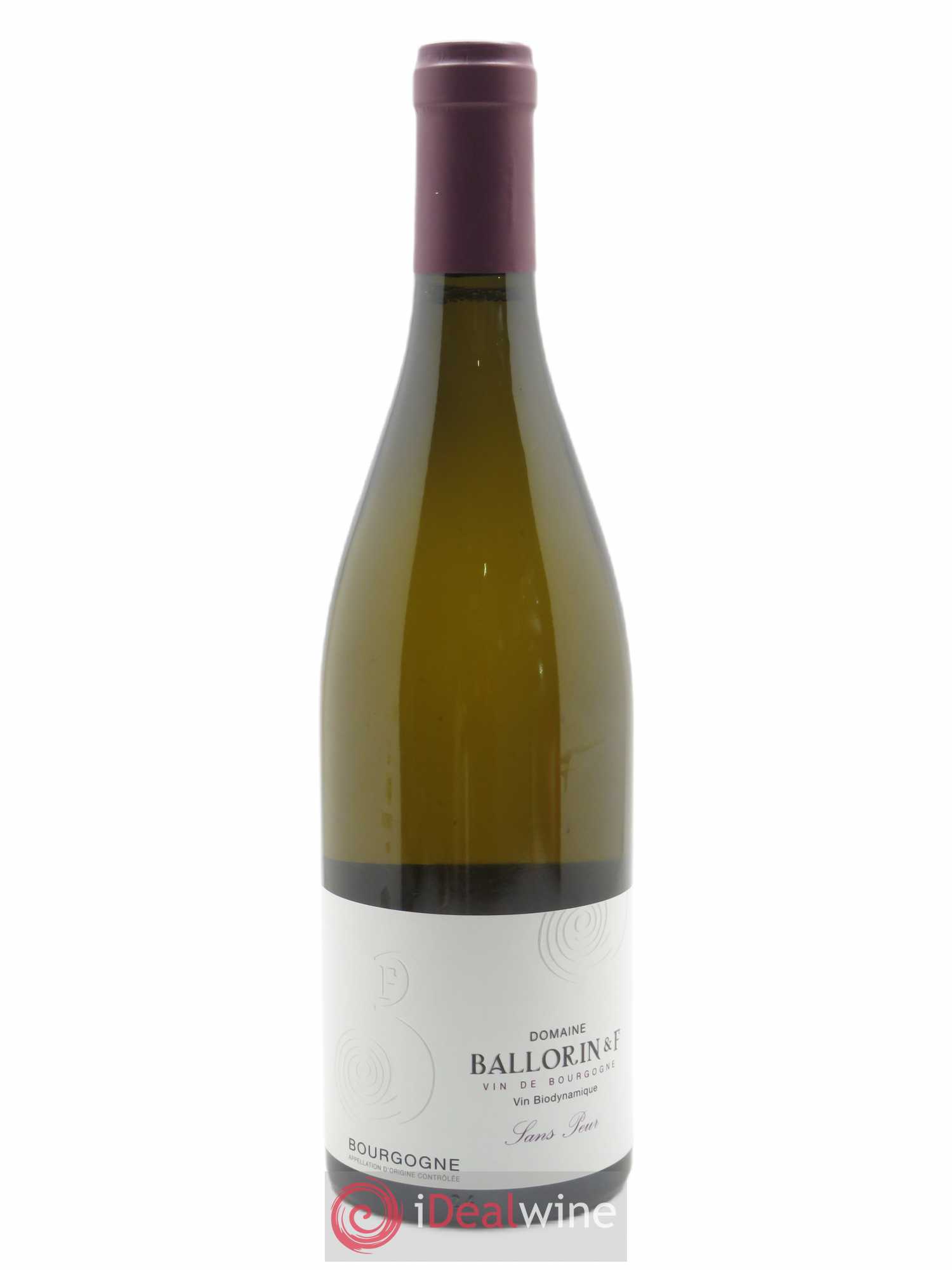 Bourgogne Sans Peur Ballorin & F(Domaine)  2020 - Lot de 1 Bouteille