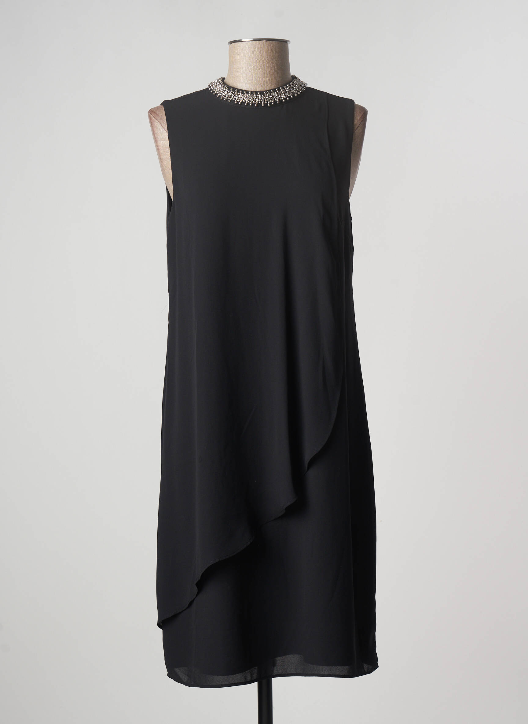 S Oliver Robes Mi Longues Femme couleur noir