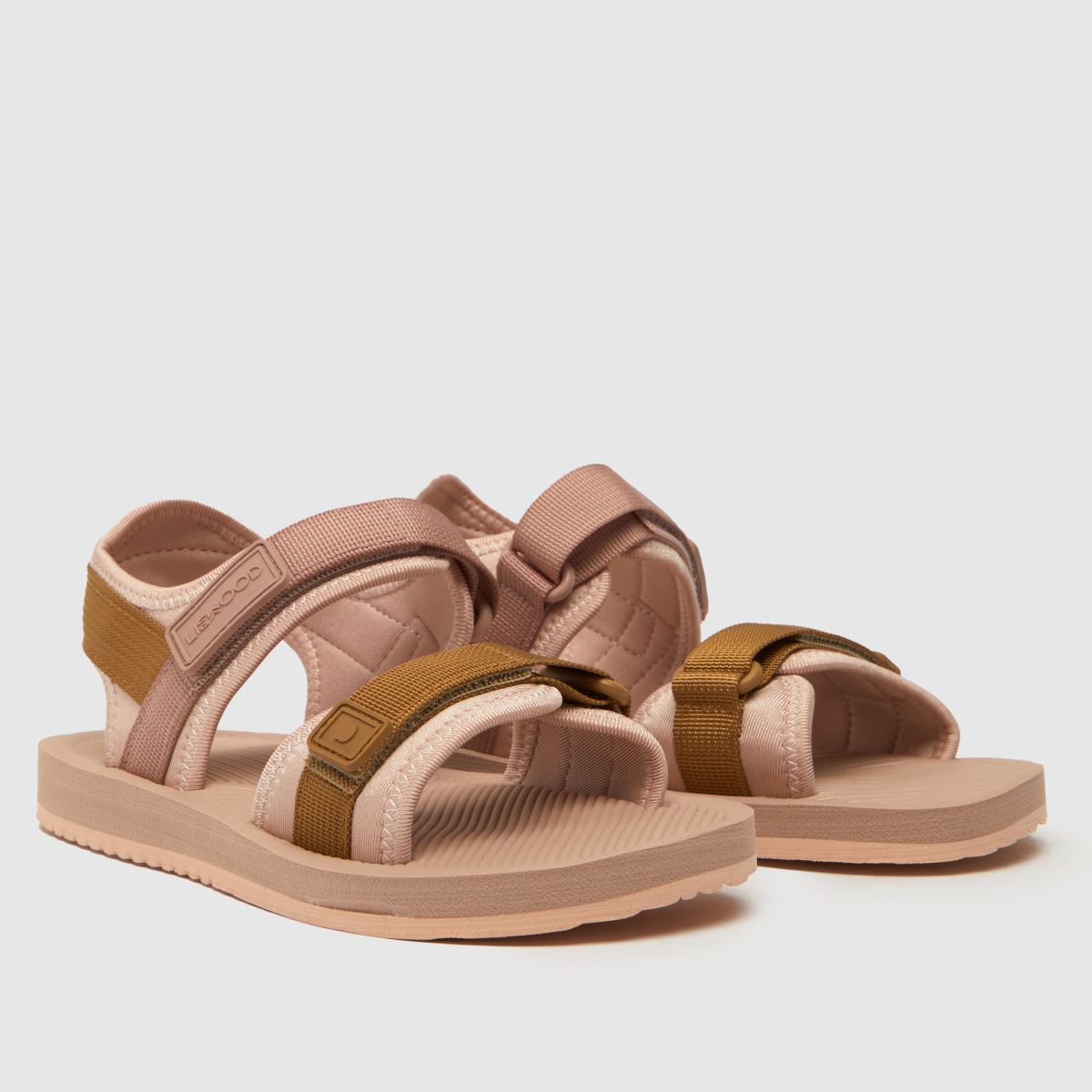 LIEWOOD rosa & bränd senap Monty flickor juniorsandaler