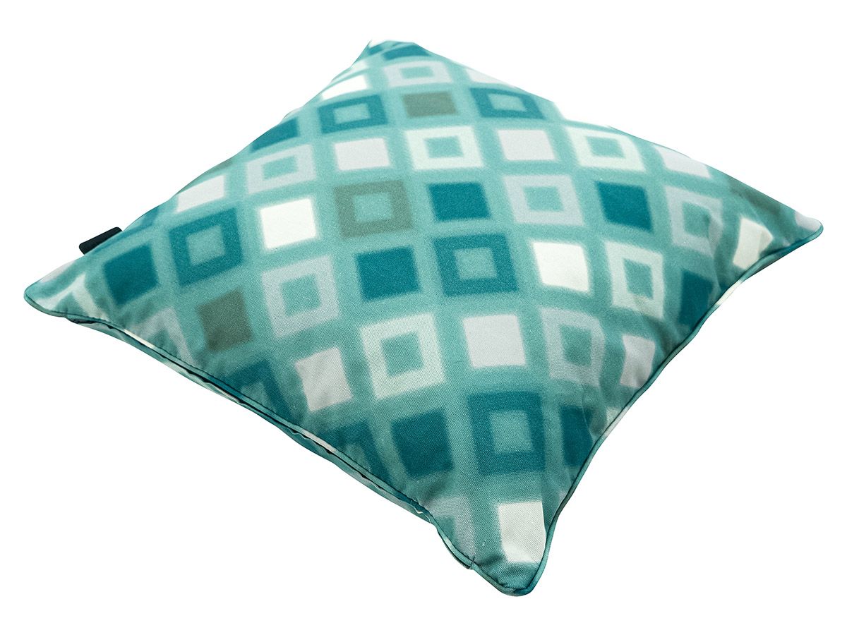 Madison Grids Seablue Outdoor 50 x 50 Dekokissen