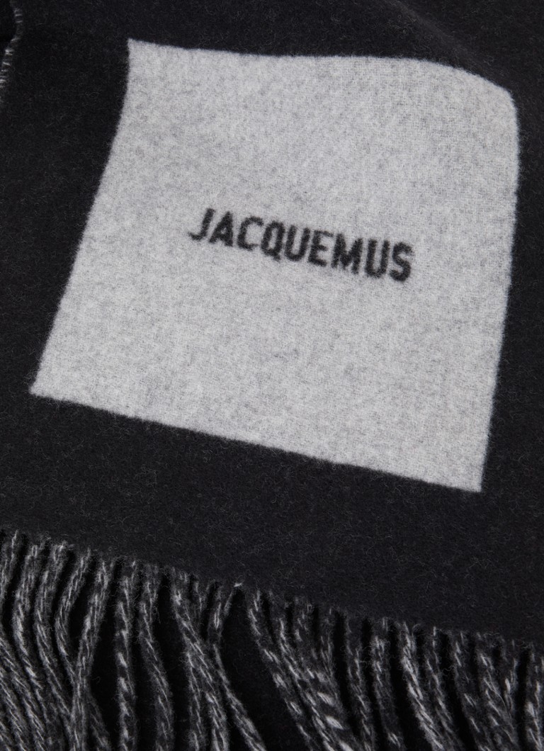 Jacquemus L'Echarpe scarf of virgin wool 180 x 31.5 cm