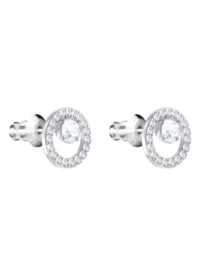 Swarovski Creativity stud earrings with crystal