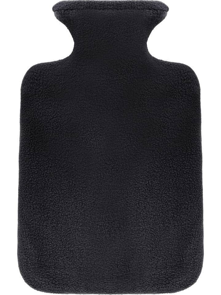 normani Nacken Wärmflasche mit Bezug Nome in Schwarz günstig kaufen 36 x 18 cm