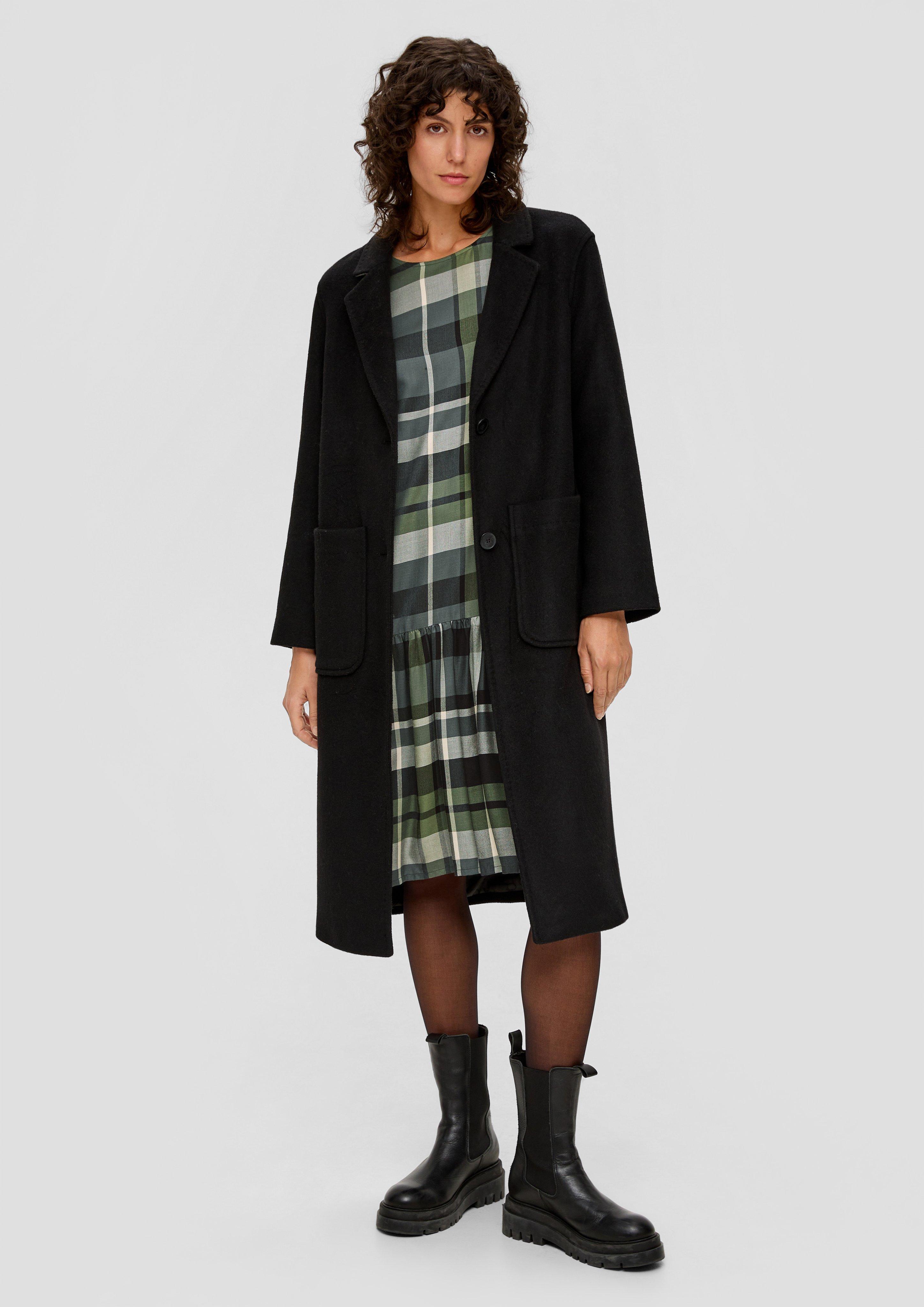 Kariertes Minikleid aus Viskosemix  2136141-79N8