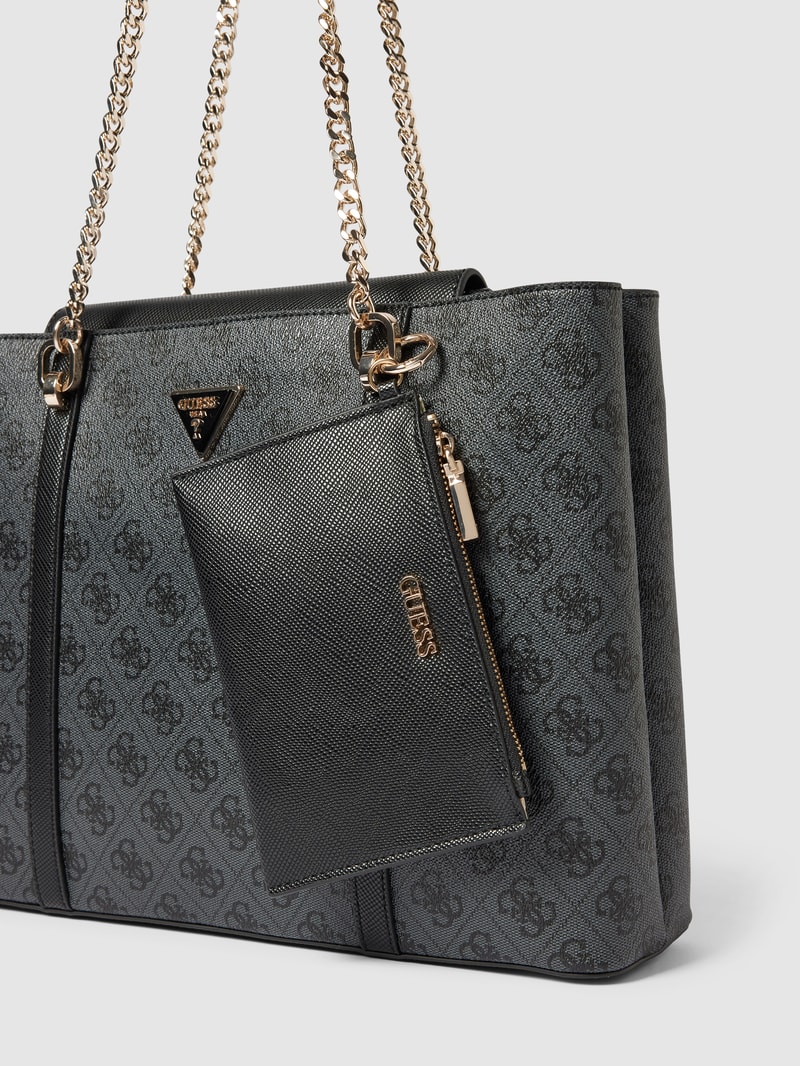 Tote Bag mit Henkeln in metallic Modell 'CRAIG' in graphit