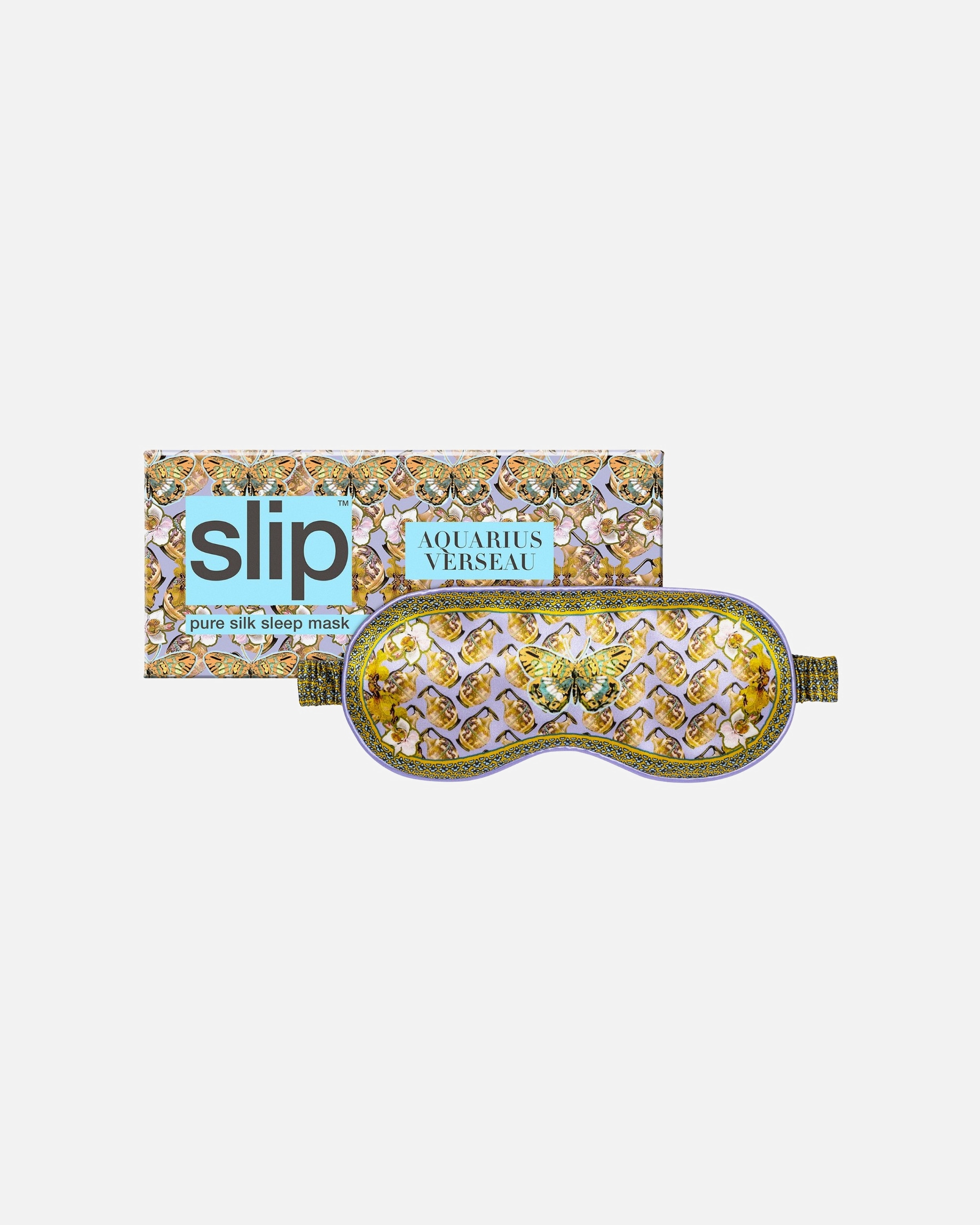 Šilkinė miego kaukė „Slip slip“ – zodiakas – vandenis